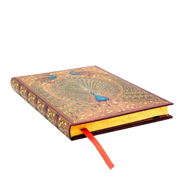 Produktbild: Hardcover Notizbuch, Hafiz&lsquo; Pfauen, Midi, Unliniert