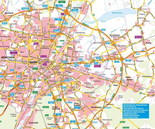 Produktbild: M&uuml;nchen Gesamtplan 1 : 22 500