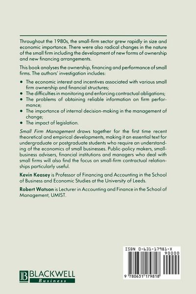 Produktbild: Small Firm Management
