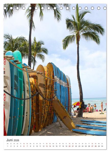 Produktbild: Trauminsel Hawaii (Tischkalender 2026 DIN A5 hoch), CALVENDO Monatskalender