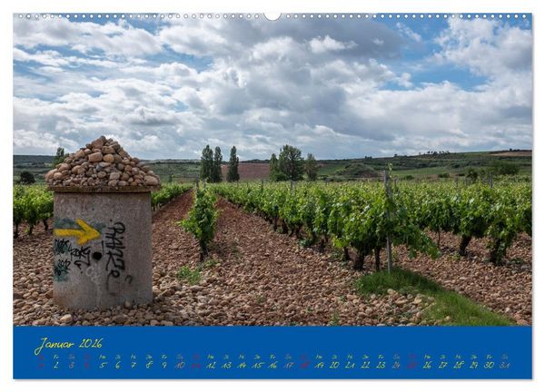 Produktbild: Camino 2026 (Wandkalender 2026 DIN A2 quer), CALVENDO Monatskalender