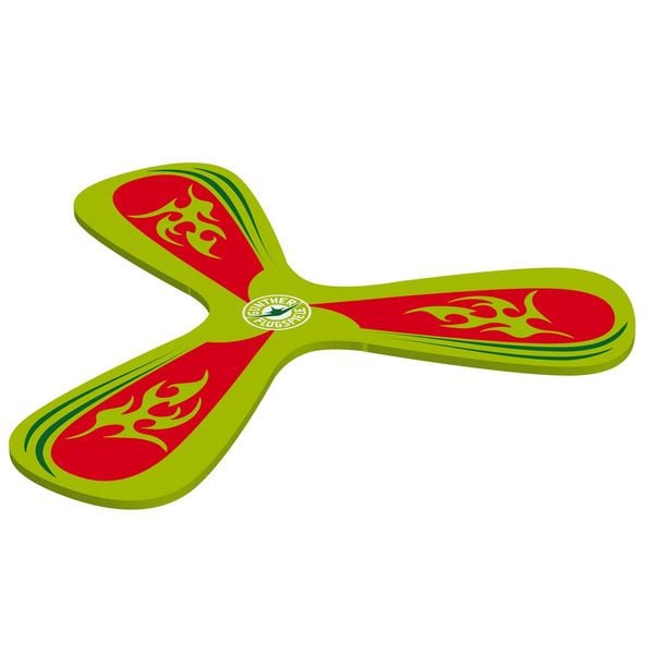 Produktbild: Paul G&uuml;nther 1543 - Mc Squeezy Boomerang, Schaumstoff, 21cm, Radius 1-3 Meter, ab 5 Jahren