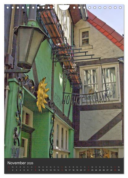 Produktbild: Highlights in Bremen (Wandkalender 2026 DIN A4 hoch), CALVENDO Monatskalender