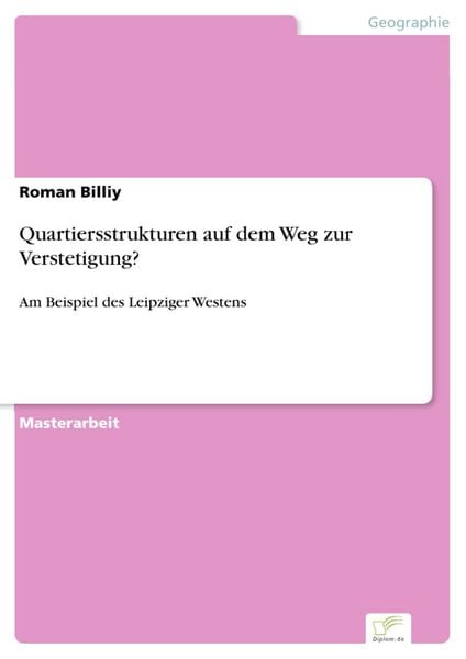 Produktbild: Quartiersstrukturen auf dem Weg zur Verstetigung?
