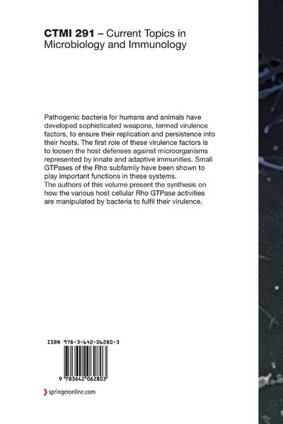 Produktbild: Bacterial Virulence Factors and Rho GTPases