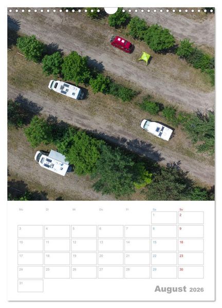 Produktbild: CAMPING-GL&Uuml;CK - Dein Urlaubsplaner (Wandkalender 2026 DIN A3 hoch), CALVENDO Monatskalender