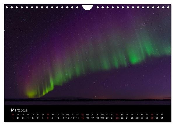 Produktbild: Nordlichter (Wandkalender 2026 DIN A4 quer), CALVENDO Monatskalender