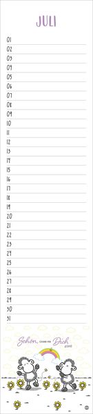 Produktbild: sheepworld Geburtstagskalender Langplaner
