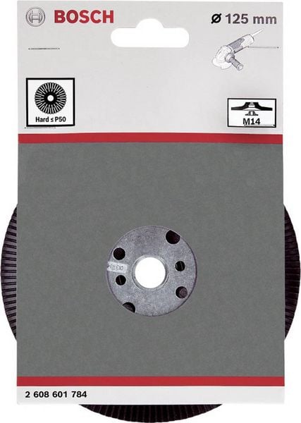 Produktbild: Bosch Accessories 2608601784 St&uuml;tzteller M14 Hart Durchmesser 125mm