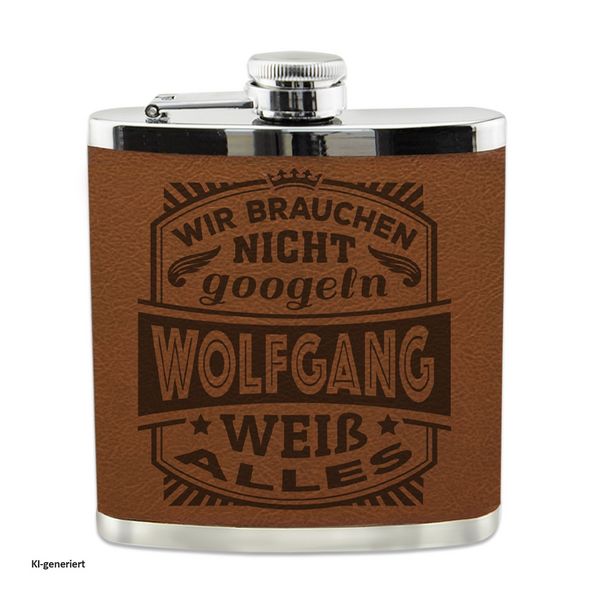 Produktbild: HTI-Living Echter Kerl Flachmann Wolfgang Echter Kerl Flachmann Wolfgang