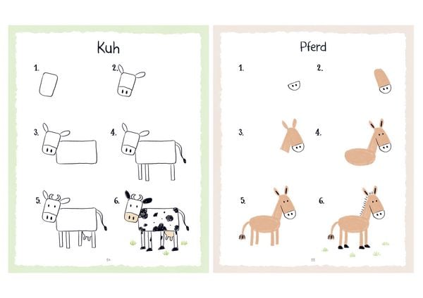 Produktbild: Meine erste Mal- und Zeichenschule - Tiere. Ab 4 Jahren