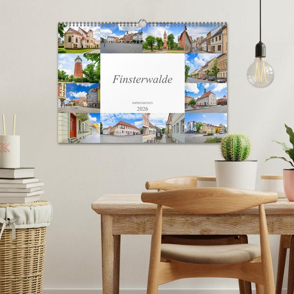 Produktbild: Finsterwalde Impressionen (Wandkalender 2026 DIN A3 quer), CALVENDO Monatskalender