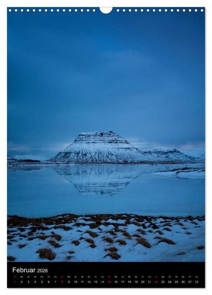 Produktbild: Island - Wundervolle Landschaften (Wandkalender 2026 DIN A3 hoch), CALVENDO Monatskalender