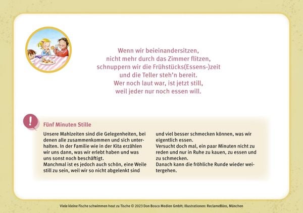 Produktbild: Viele kleine Fische schwimmen heut zu Tische