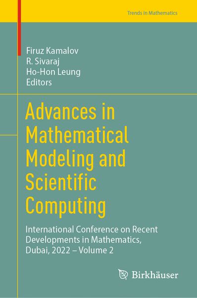 Produktbild: Advances in Mathematical Modeling and Scientific Computing