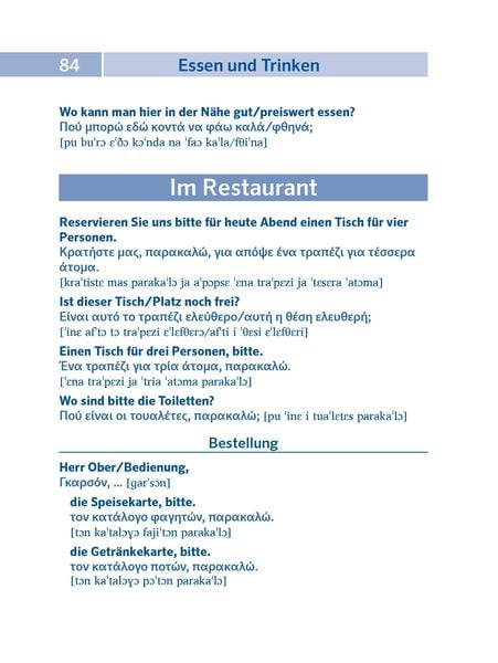 PONS Pocket-Sprachführer Griechisch