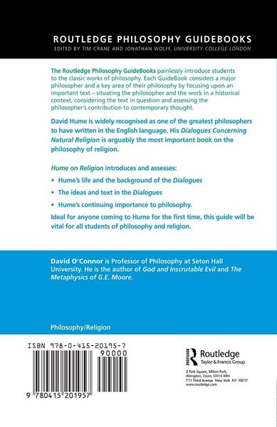 Produktbild: Routledge Philosophy GuideBook to Hume on Religion