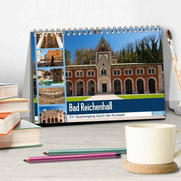 Produktbild: Bad Reichenhall (Tischkalender 2026 DIN A5 quer), CALVENDO Monatskalender