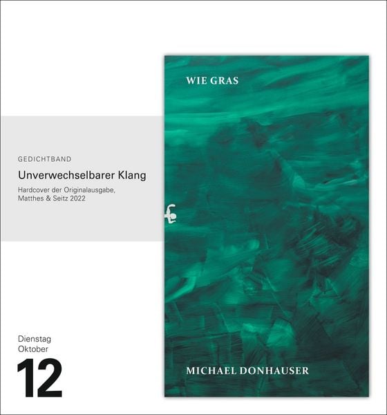 Produktbild: Literatur Tagesabrei&szlig;kalender 2027 - Kulturkalender - Autoren, Werke, H&ouml;rb&uuml;cher