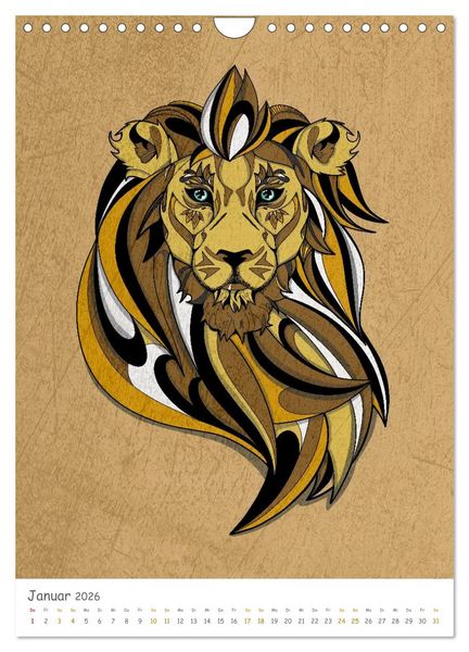 Produktbild: Fauna Fantastica (Wandkalender 2026 DIN A4 hoch), CALVENDO Monatskalender