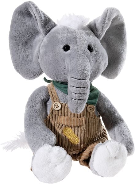 Produktbild: Heunec 335271 - Elefant, Latzhosen Gang, Stofftier, Pl&uuml;schtier, 35cm