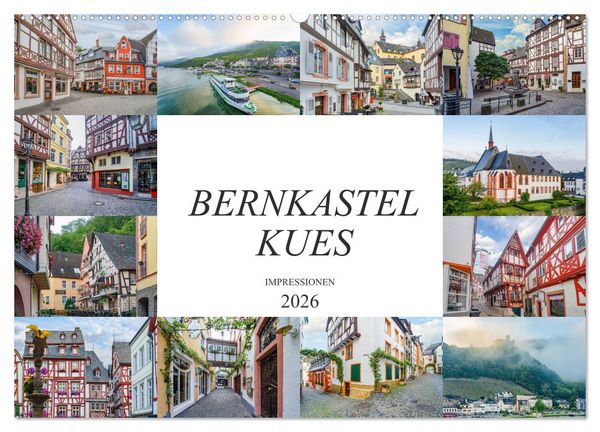 Produktbild: Bernkastel Kues Impressionen (Wandkalender 2026 DIN A2 quer), CALVENDO Monatskalender