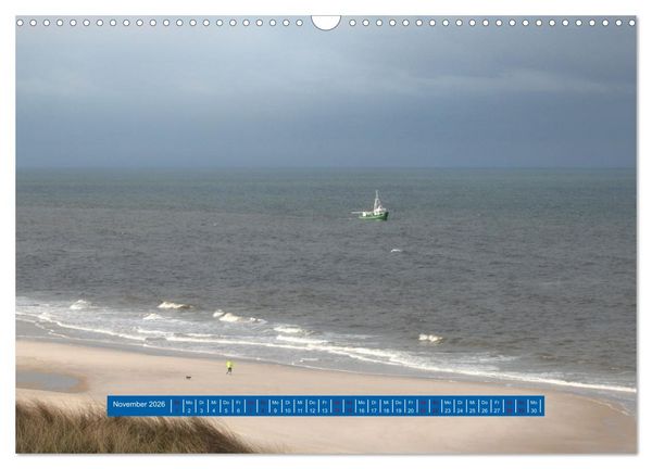 Produktbild: Ein Tag am Meer - Impressionen von der Insel Sylt (Wandkalender 2026 DIN A3 quer), CALVENDO Monatskalender