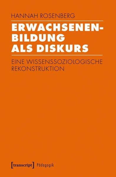 Produktbild: Erwachsenenbildung als Diskurs