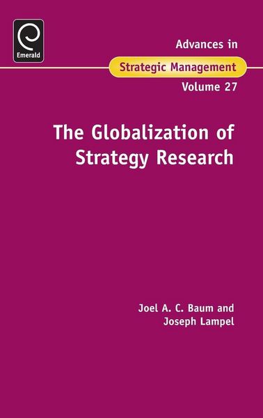 Produktbild: The Globalization Of Strategy Research