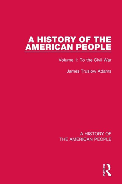 Produktbild: A History of the American People
