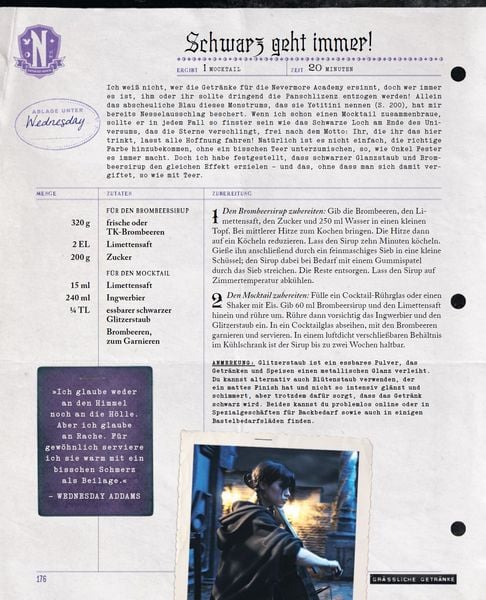 Produktbild: Das offizielle Wednesday-Kochbuch