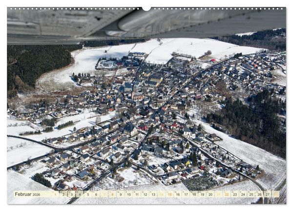 Produktbild: Oberfranken aus der Vogelperspektive (hochwertiger Premium Wandkalender 2026 DIN A2 quer), Kunstdruck in Hochglanz