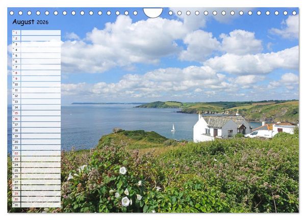Produktbild: Cornwall. Terminkalender (Wandkalender 2026 DIN A4 quer), CALVENDO Monatskalender