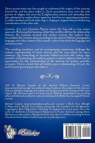 Produktbild: Genesis, Zen and Quantum Physics - A Fresh Look at the Theology and Science of Creation