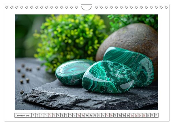 Produktbild: Shining Semi-Precious Stones (Wall Calendar 2026 DIN A4 landscape), CALVENDO 12 Month Wall Calendar