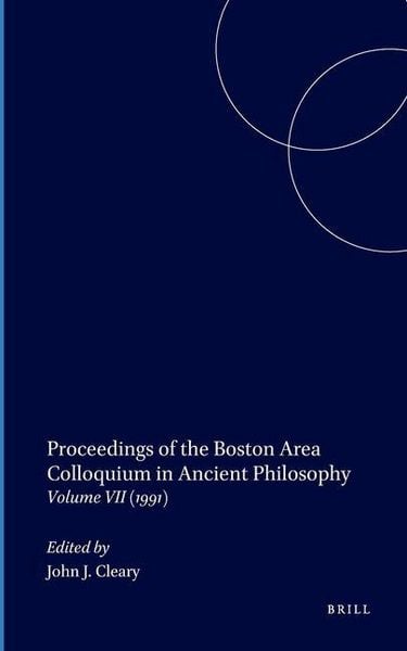 Produktbild: Proceedings of the Boston Area Colloquium in Ancient Philosophy