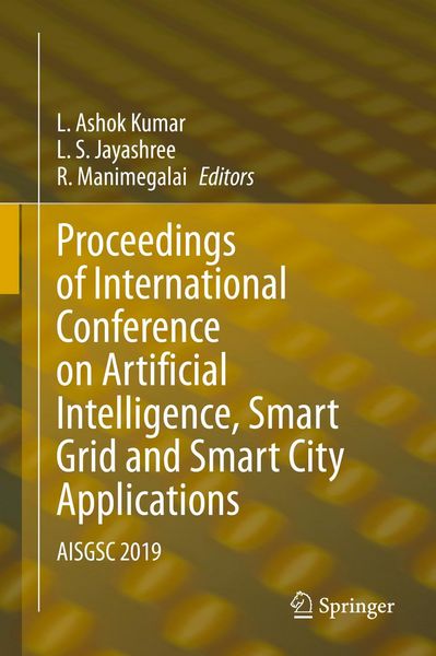 Produktbild: Proceedings of International Conference on Artificial Intelligence, Smart Grid and Smart City Applications