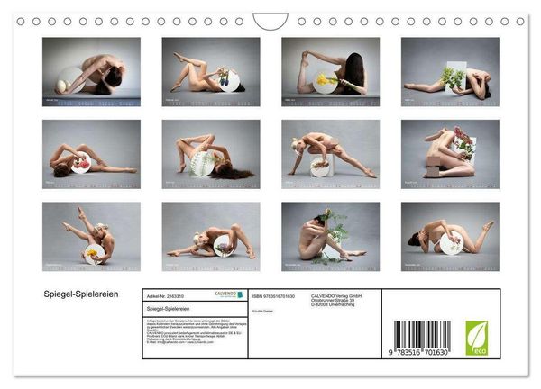Produktbild: Spiegel-Spielereien (Wandkalender 2026 DIN A4 quer), CALVENDO Monatskalender