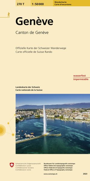 Produktbild: 270T Gen&egrave;ve Wanderkarte