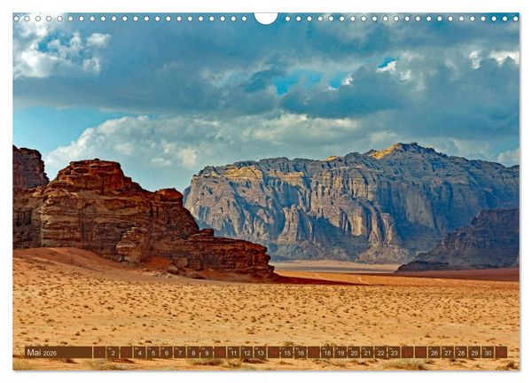 Produktbild: Die W&uuml;ste Wadi Rum (Wandkalender 2026 DIN A3 quer), CALVENDO Monatskalender