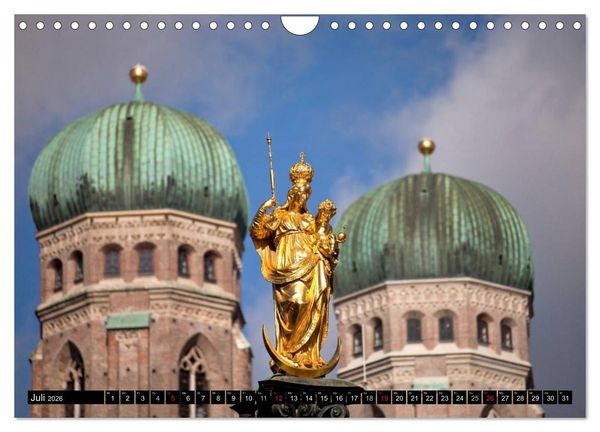 Produktbild: Freistaat Bayern (Wandkalender 2026 DIN A4 quer), CALVENDO Monatskalender
