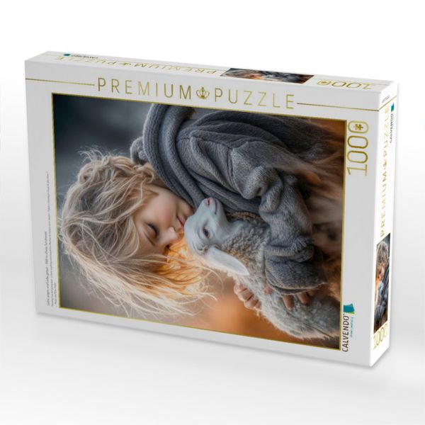 Produktbild: CALVENDO Puzzle Liebe zeigen und Liebe geben - Gibt es etwas Sch&ouml;neres | 1000 Teile Lege-Gr&ouml;&szlig;e 64x48cm Foto-Puzzle f&uuml;r gl&uuml;ckliche Stunden