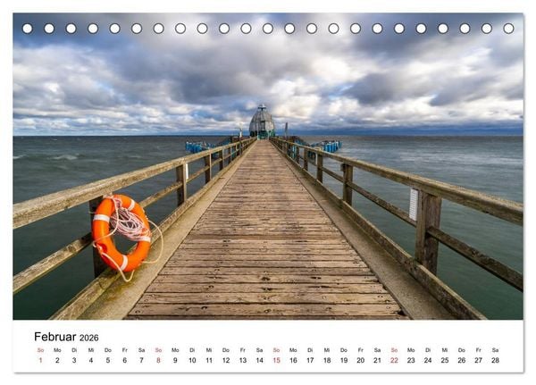 Produktbild: Deutschlands Landschaften - Vom Meer bis zu den Alpen (Tischkalender 2026 DIN A5 quer), CALVENDO Monatskalender