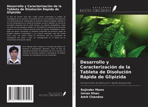 Produktbild: Desarrollo y Caracterizaci&oacute;n de la Tableta de Disoluci&oacute;n R&aacute;pida de Glipizida