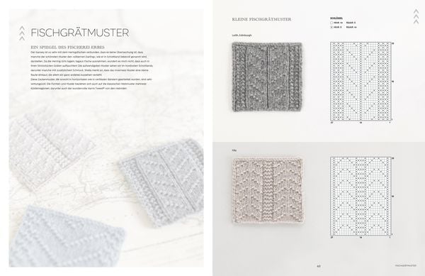 Produktbild: Ganseys. 150 Strickmuster und 10 Modelle inspiriert vom traditionellen Fischerpullover