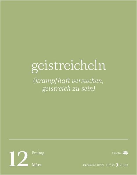 Produktbild: Duden Vergessene Wortsch&auml;tze Tagesabrei&szlig;kalender 2027