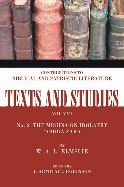 Produktbild: The Mishna on Idolatry 'Aboda Zara