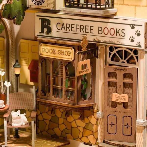 Book Nook DIY Bücherecke Sunshine Town