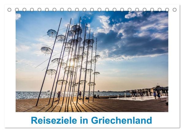 Produktbild: Reiseziele in Griechenland (Tischkalender 2026 DIN A5 quer), CALVENDO Monatskalender
