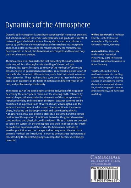 Produktbild: Dynamics of the Atmosphere